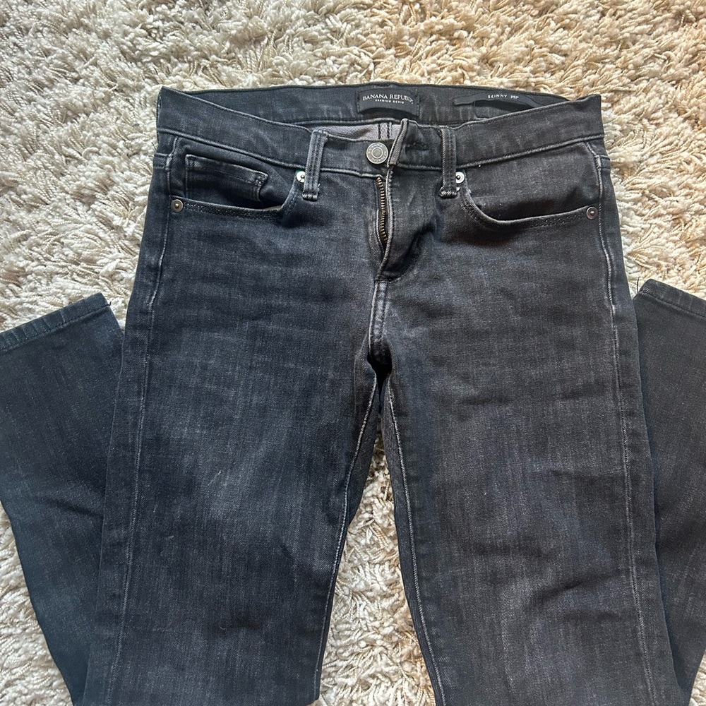 Banana Republic 25P Black Denim Jeans